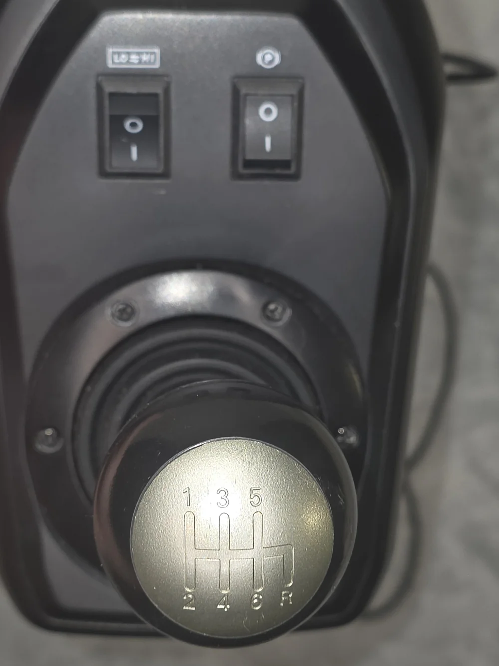 Pxn V9 Manual Gear Shift Knob Controller - Metallic Top, Black Body